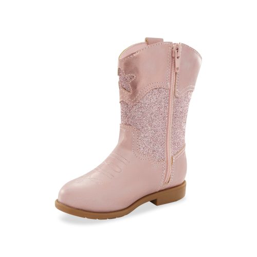 wynona western boot bigkid blush 11