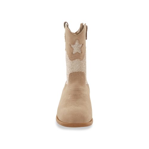 wynona western boot littlekid taupe taupe 6